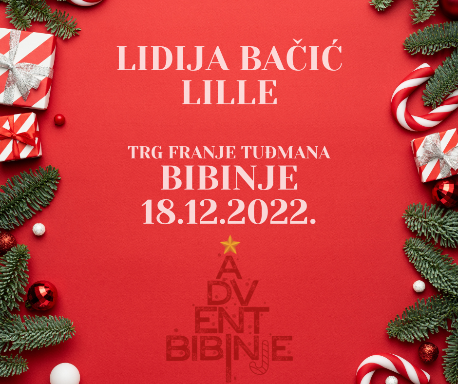 ADVENT U BIBINJAMA - U subotu Đani Maršan i klapa Munita, u nedjelju Lidija Bačić