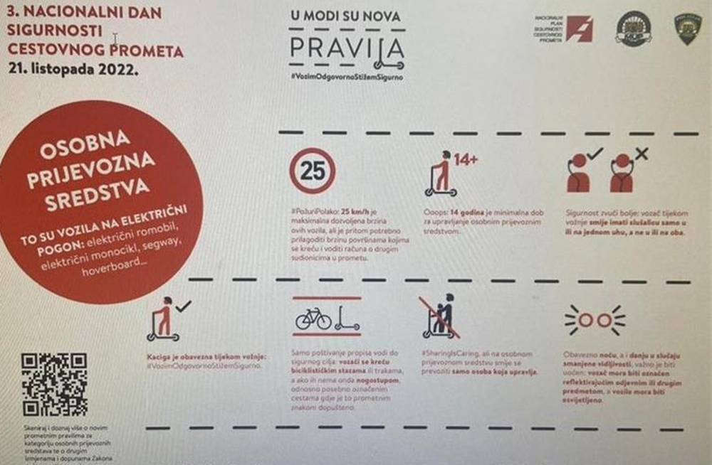 NAJAVA AKCIJE U PROMETU Nadzor kretanja osobnih prijevoznih sredstava