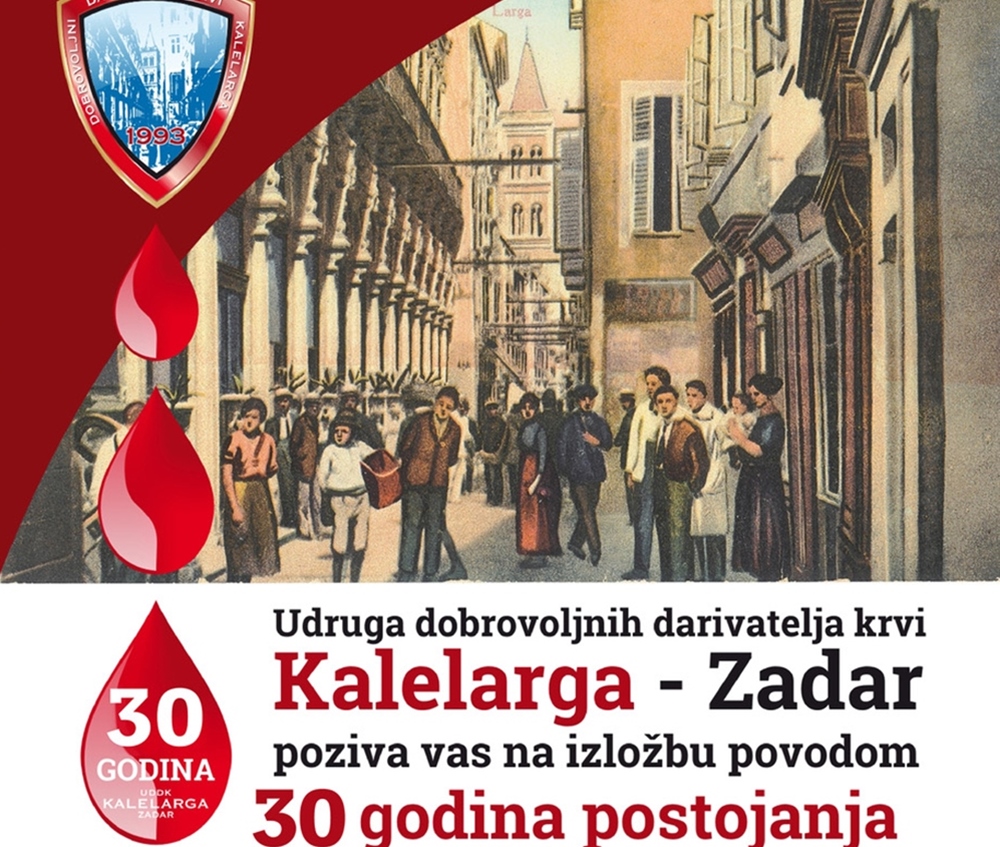 IZLOŽBA U NMZ Udruga dobrovoljnih darivatelja krvi povodom 30 godina postojanja