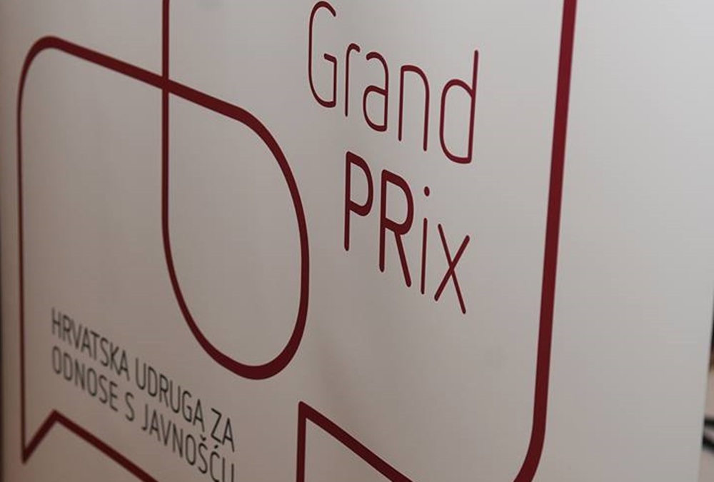 NAGRADA  GRAND PRIX HRVATSKE UDRUGE ZA ODNOSE S JAVNOŠĆU  Prijavite svoje projekte i dođite na radionicu u petak 10. veljače