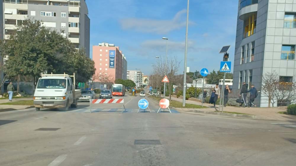 Danas, 16. veljače privremena regulacija prometa u ulici Domovinskog rata