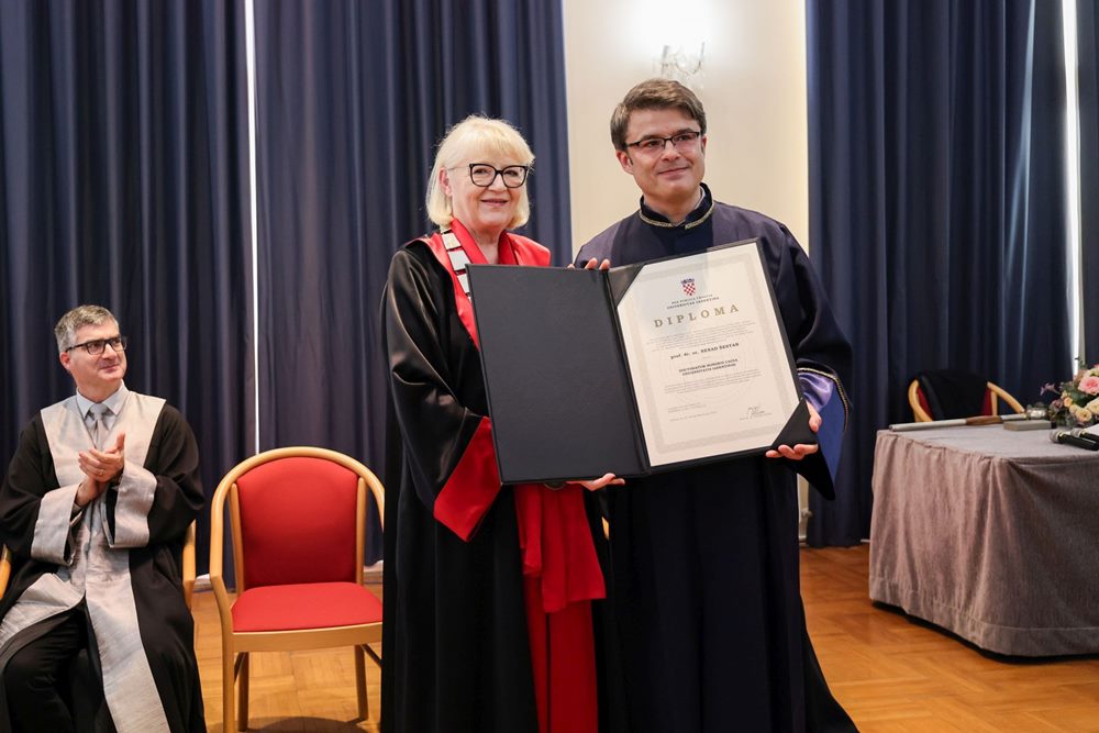 Nenadu Šestanu uručen počasni doktorat Sveučilišta u Zadru