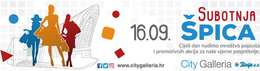RUJANSKA SUBOTNJA ŠPICA U CITY GALLERIJI!
