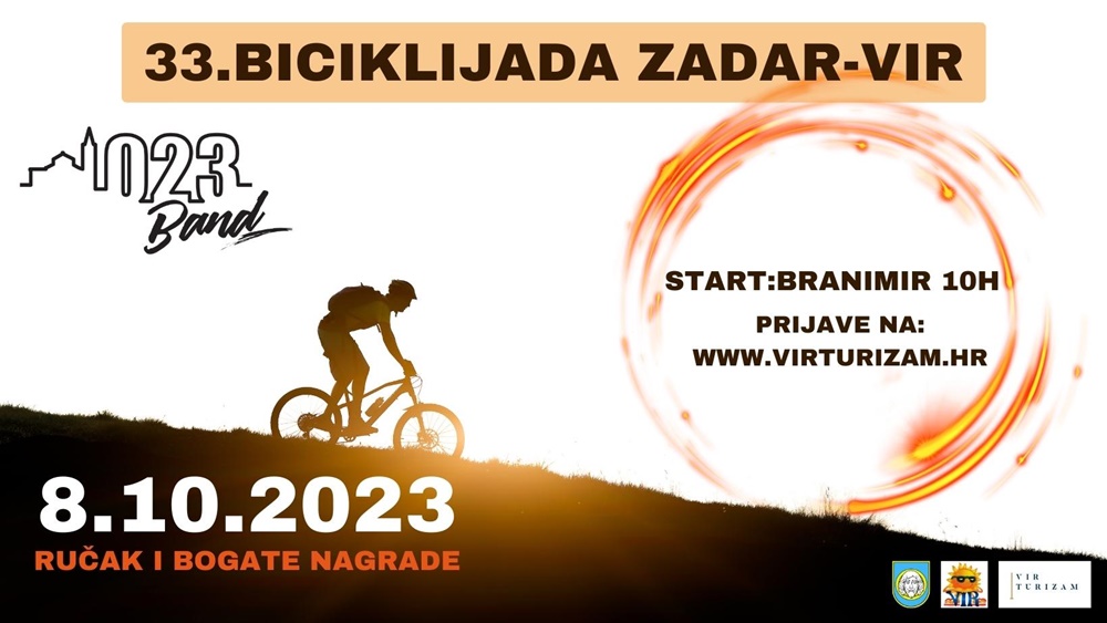 33. BICIKLIJADA ZADAR - VIR Prijave u tijeku