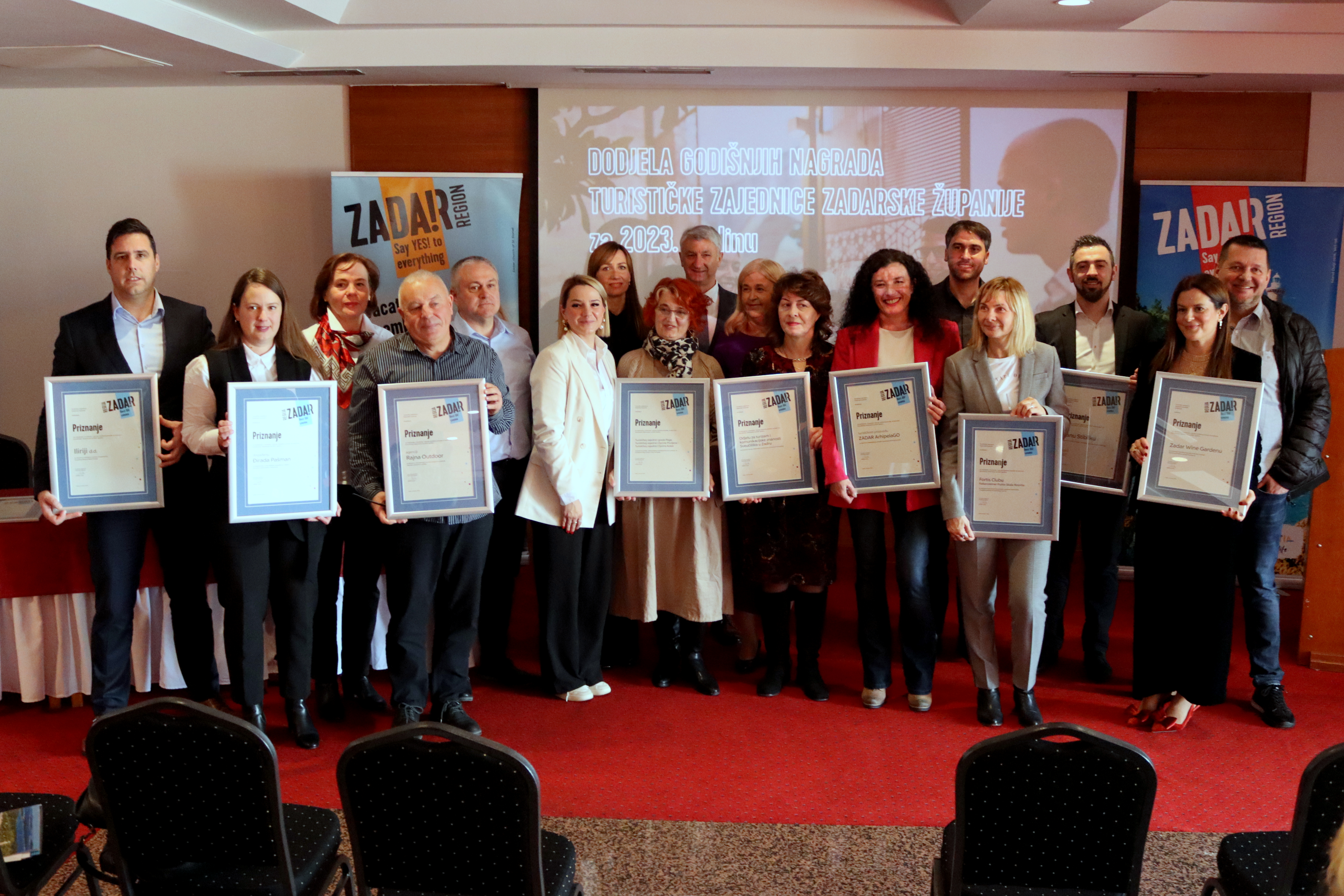 "ŽUPANIJSKI OBJEKTIV" Svečana dodjela godišnjih nagrada Turističke zajednice Zadarske županije 