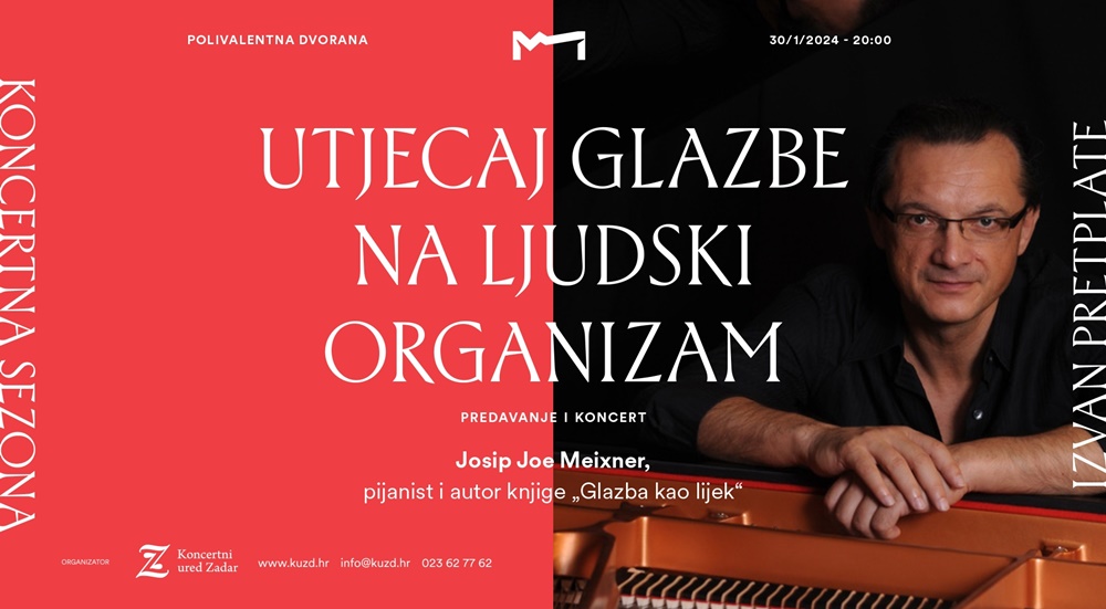 Utjecaj glazbe na ljudski organizam – predavanje i koncert