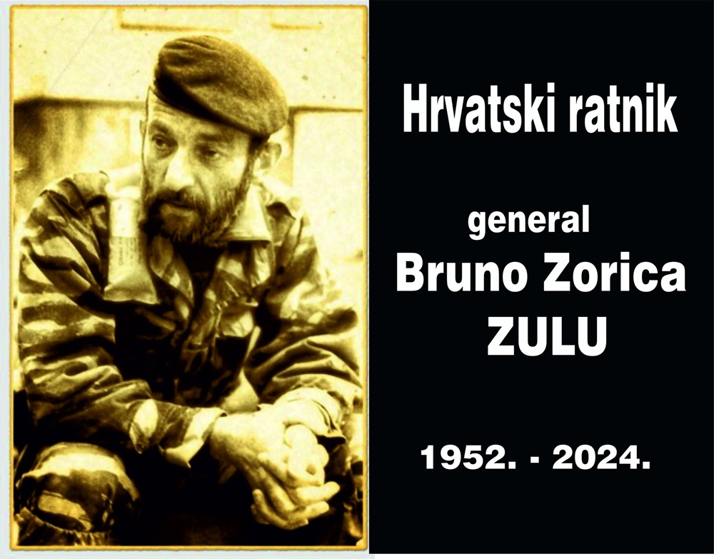 Preminuo legendarni zapovjednik bojne Frankopan Bruno Zorica Zulu