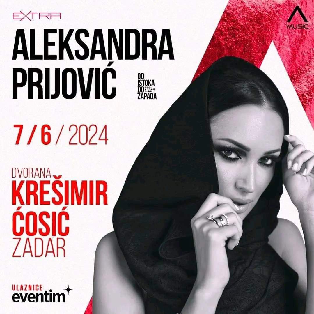 Počela prodaja karata za koncert Aleksandre Prijović u Zadru