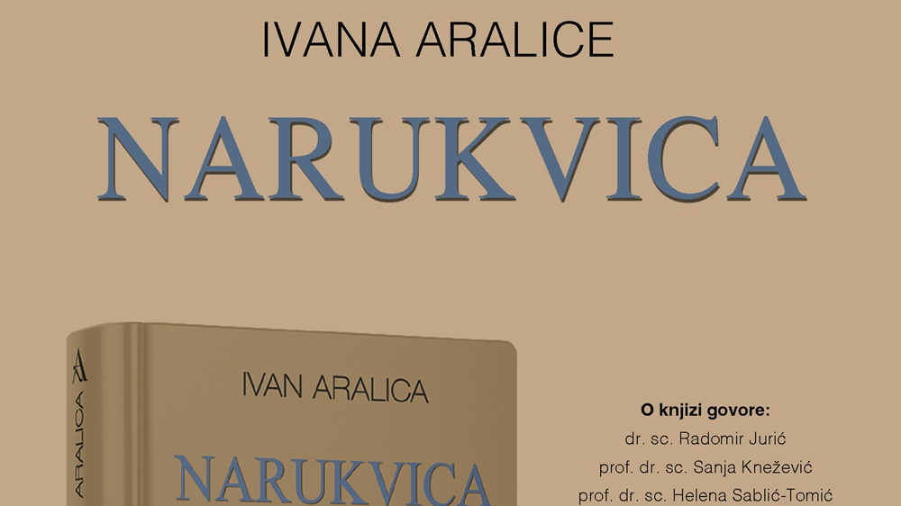 MATICA HRVATSKA U ZADRU Promocija romana Ivana Aralice: “Narukvica”.