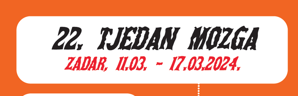 TJEDAN MOZGA Od 11.-17. 3 na Odjelu za psihologiju brojna zanimljiva predavanja, radionice, izlaganja