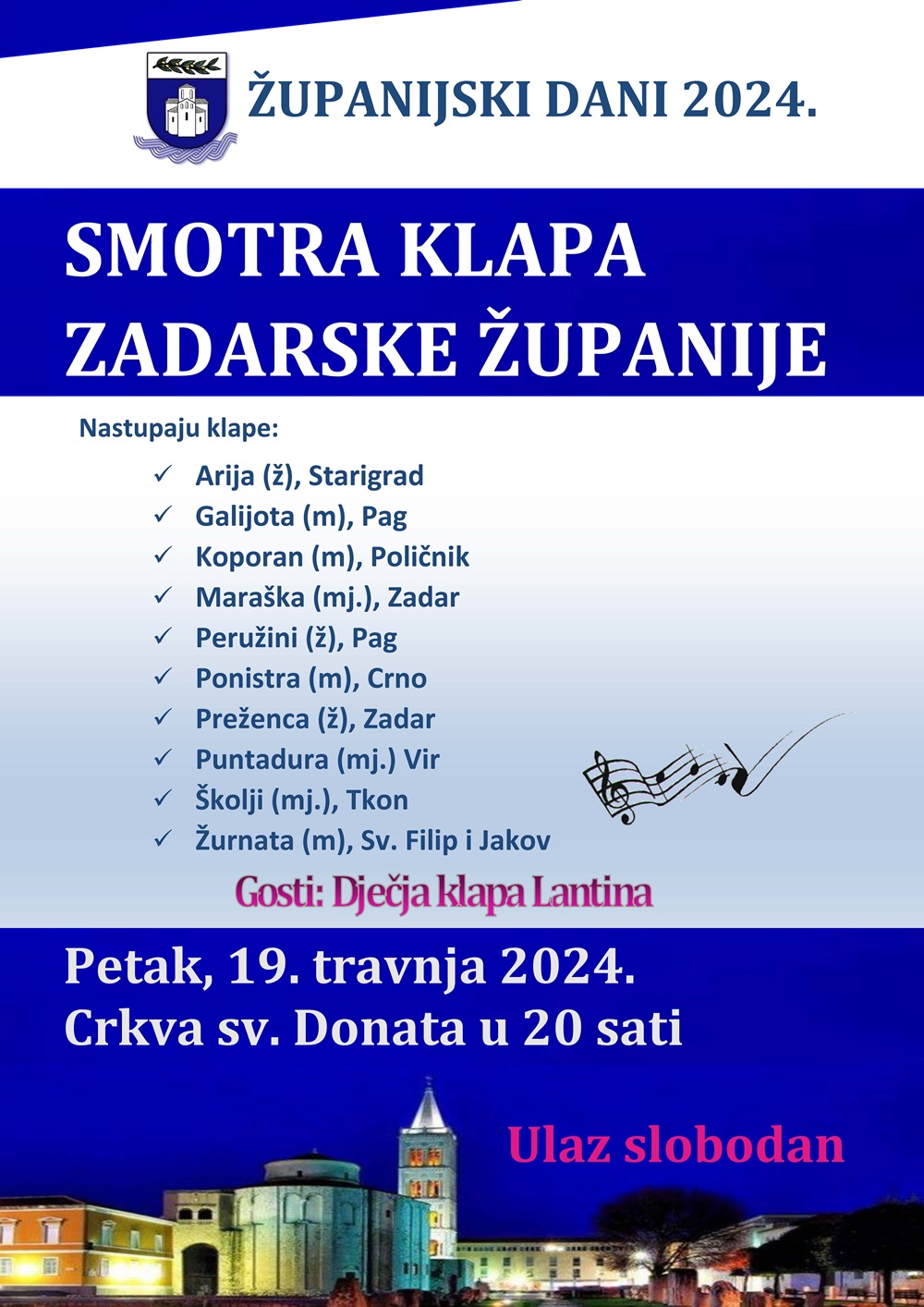SMOTRA KLAPA ZADARSKE ŽUPANIJE