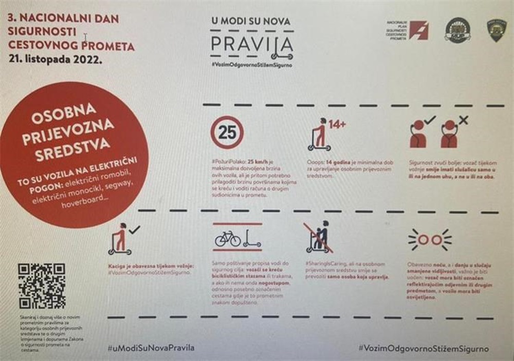NEOPREZNA VOŽNJA Teže ozlijeđen u padu s romobila