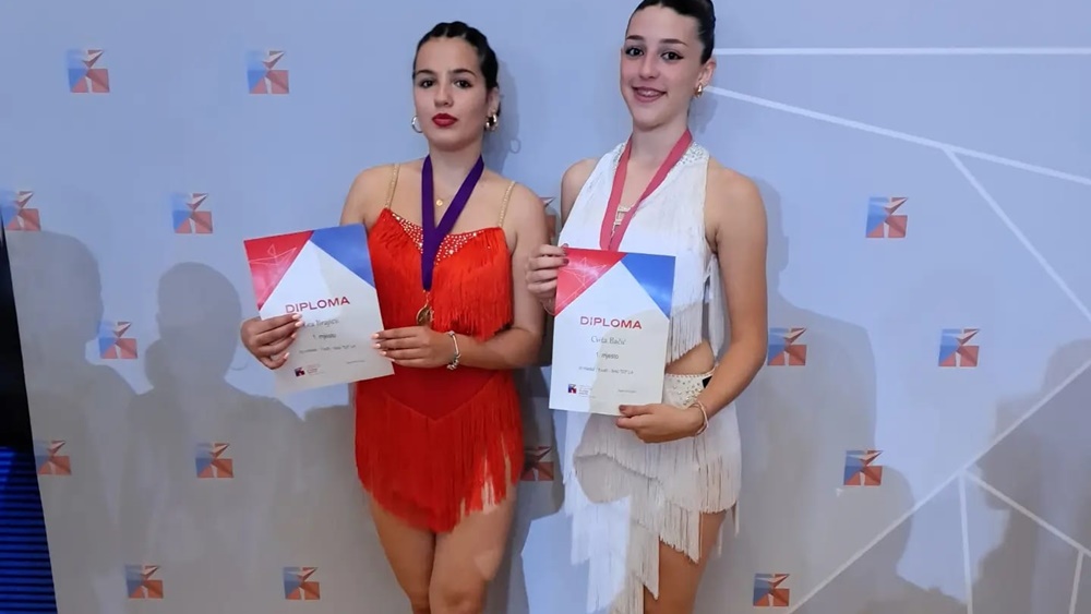 Cvita Bačić i Lea Brajica briljirale na bodovnom turniru u latinsko-američkim plesovima