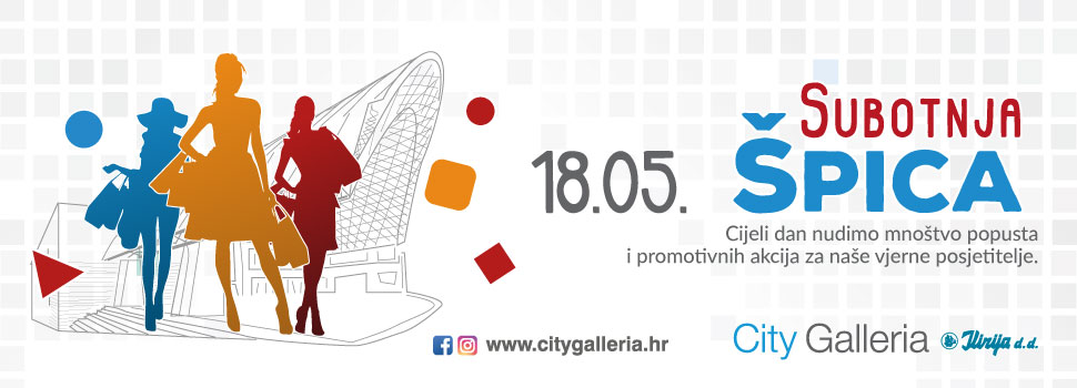 SUBOTNJA ŠPICA U CITY GALLERIJI