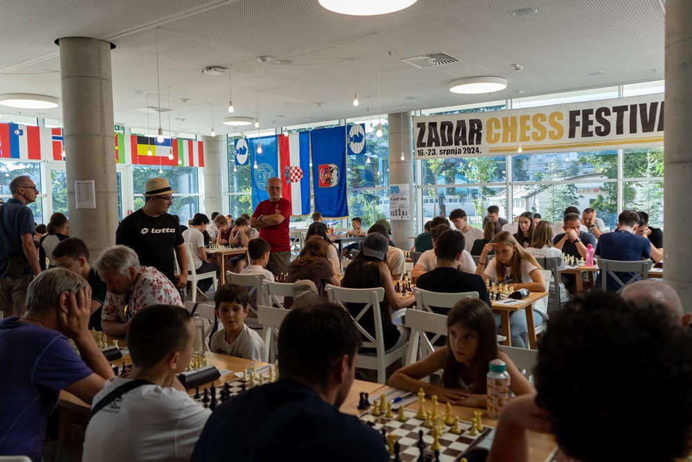 Počeo 2. ljetni ZADAR CHESS FESTIVAL, jedan od najvećih šahovskih događaja u Hrvatskoj
