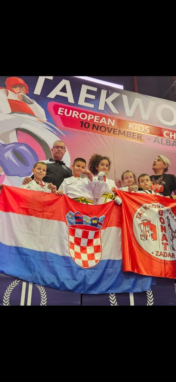 "BERBA" MEDALJA TK DONAT Četiri europske medalje s Europskog prvenstva u Tirani!