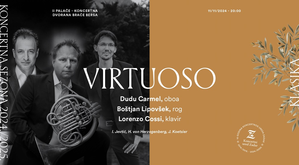 Glavni oboist Izraelske filharmonije večeras u Kneževoj palači
