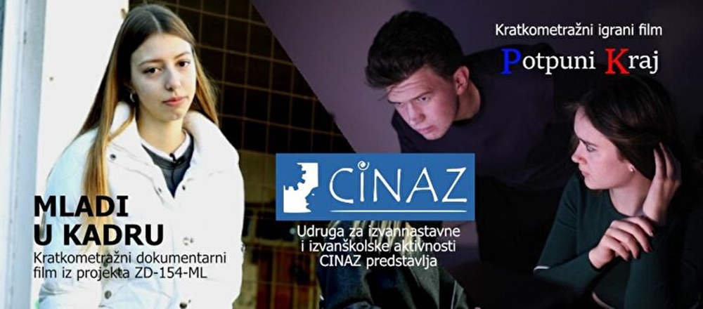 UDRUGA CINAZ Poziv na filmsku večer u Centru za mlade