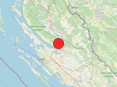 NOVI POTRES U NP PAKLENICA Podrhtavanje se osjetilo diljem županije