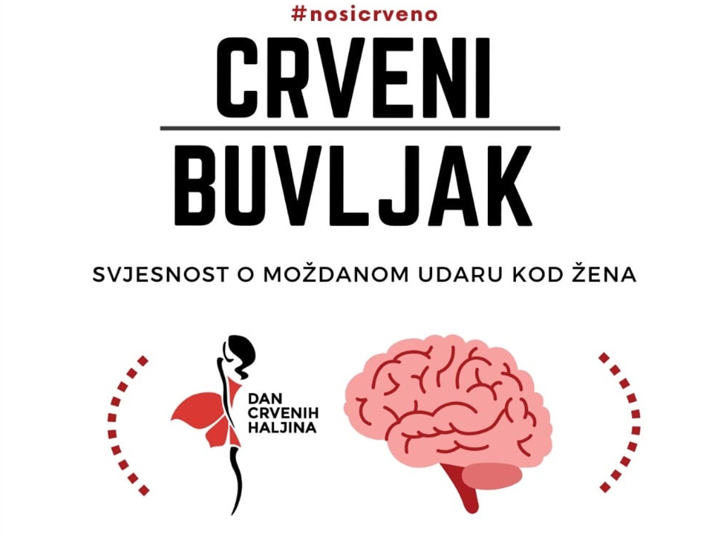 BUVLJAK CRVENIH STVARI NA NARODNOM TRGU Humanitarna akcija za podizanje svijesti o moždanom udaru