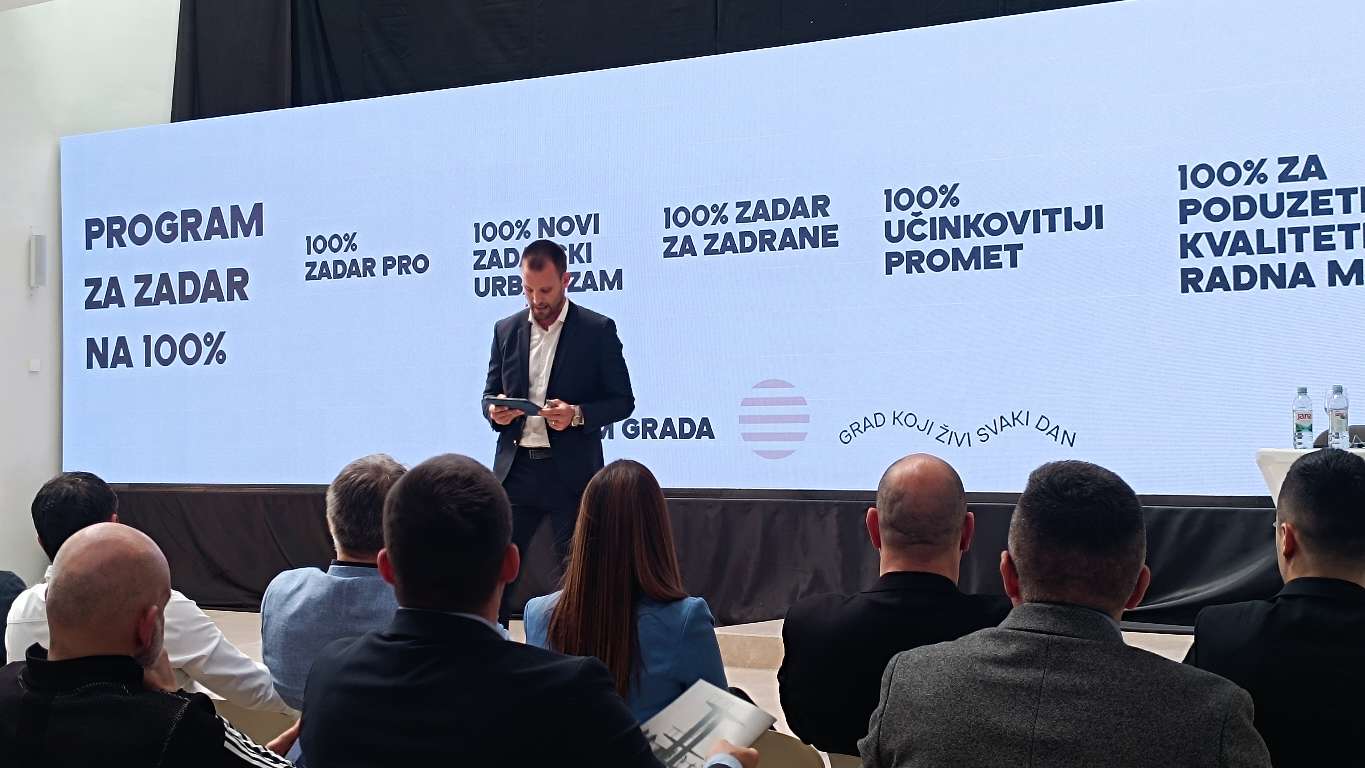 ZADAR NA 100% Šime Erlić i Ante Ćurković u Providurovoj palači predstavili izborni program