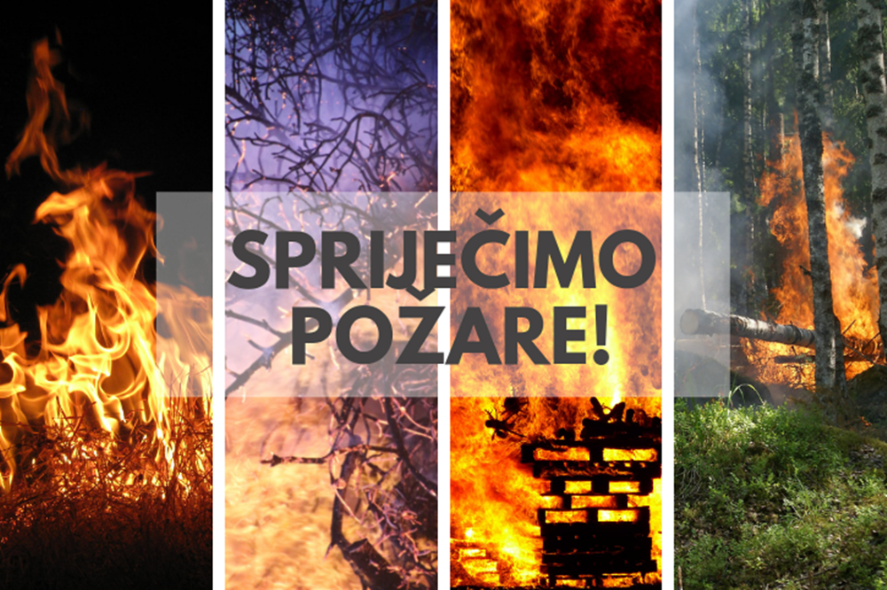 Od 1. lipnja do 31. listopada zabranjeno je svako loženje vatre na otvorenom prostoru