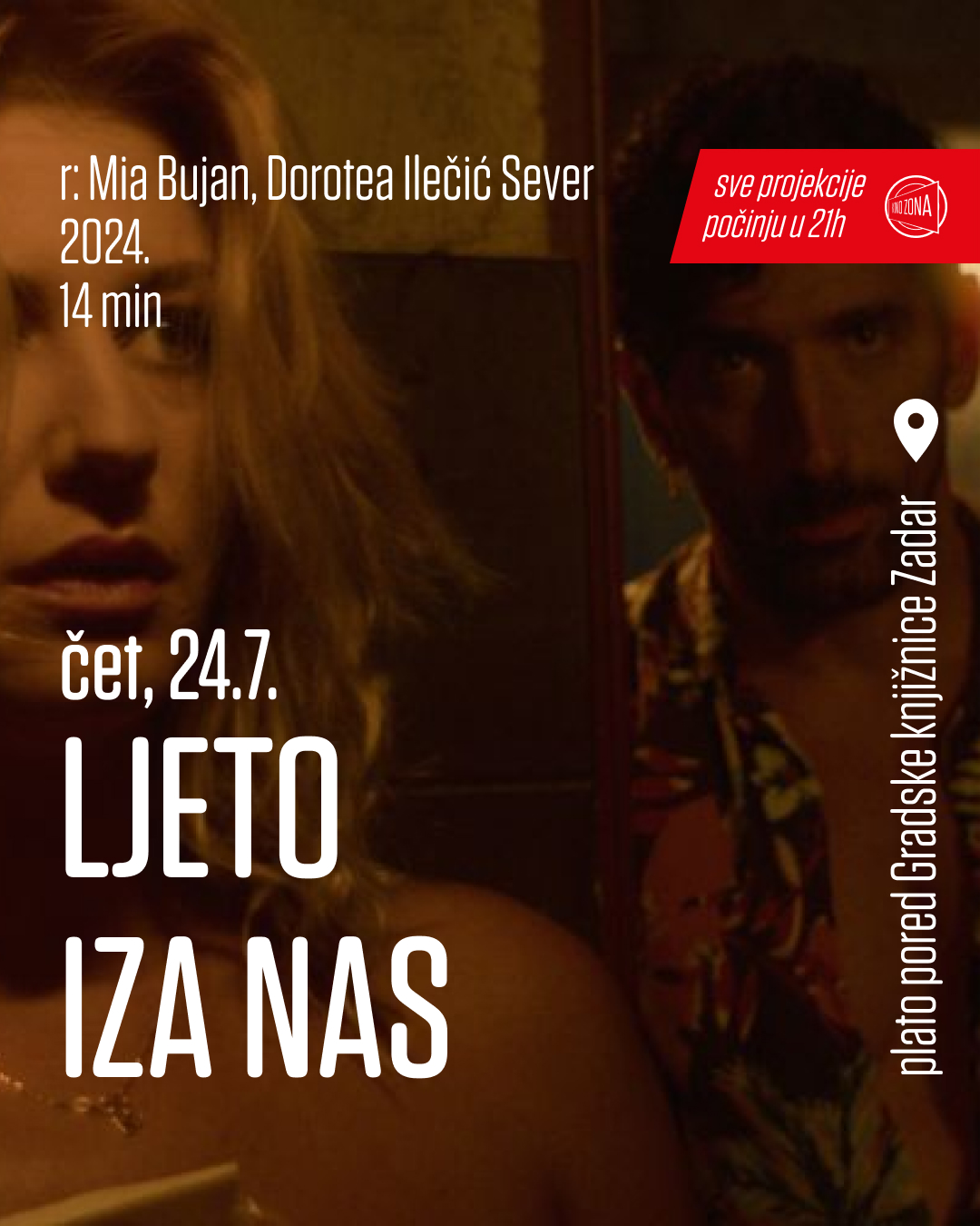 Zadarska premijera kratkog filma „Ljeto iza nas“ ovog četvrtka u Kino Zoni