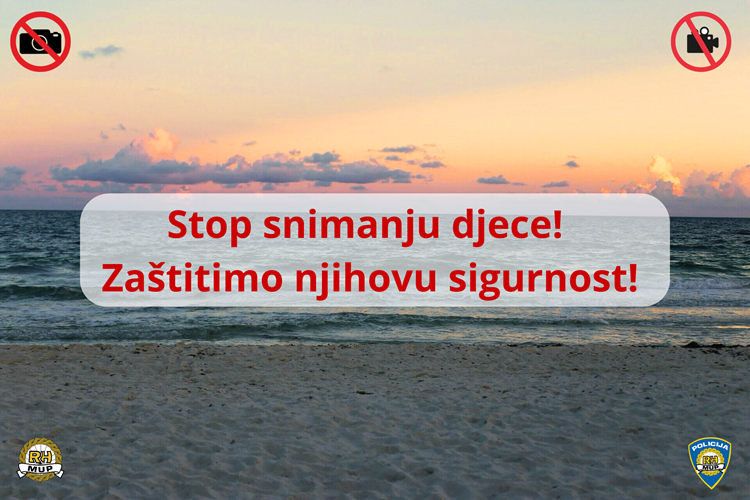 POLICIJA UPOZORAVA Pripazite na djecu na plaži!