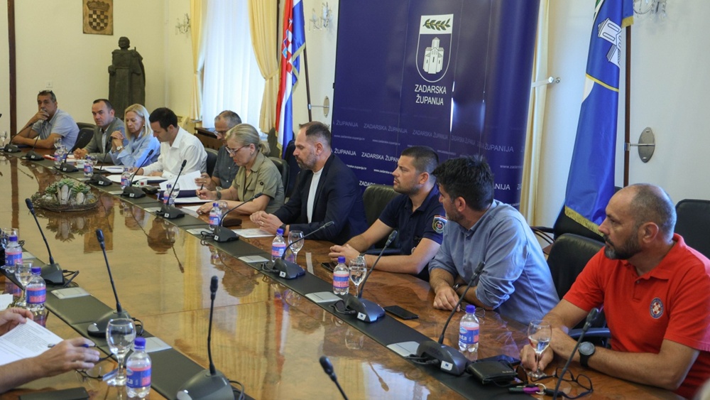 Stožer civilne zaštite Zadarske županije održao prvu sjednicu u novom sazivu