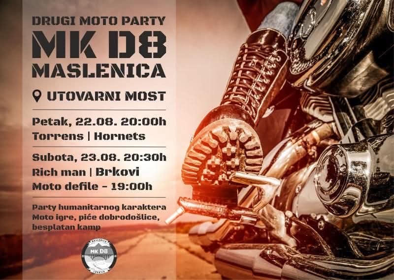 BRKOVI I MOTORI Glazbeni spektakl 23. kolovoza na mostu u Jasenicama