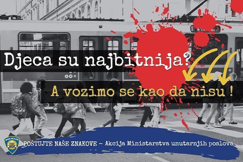 Akcija MUP-a „POŠTUJTE NAŠE ZNAKOVE“ i u novoj školskoj godini