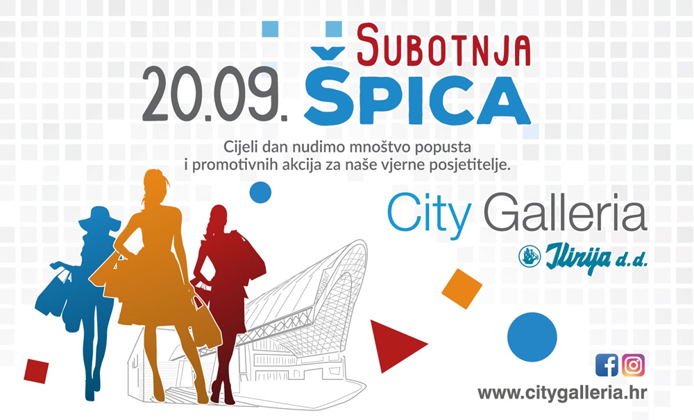 RUJANSKA SUBOTNJA ŠPICA U CITY GALLERIJI!