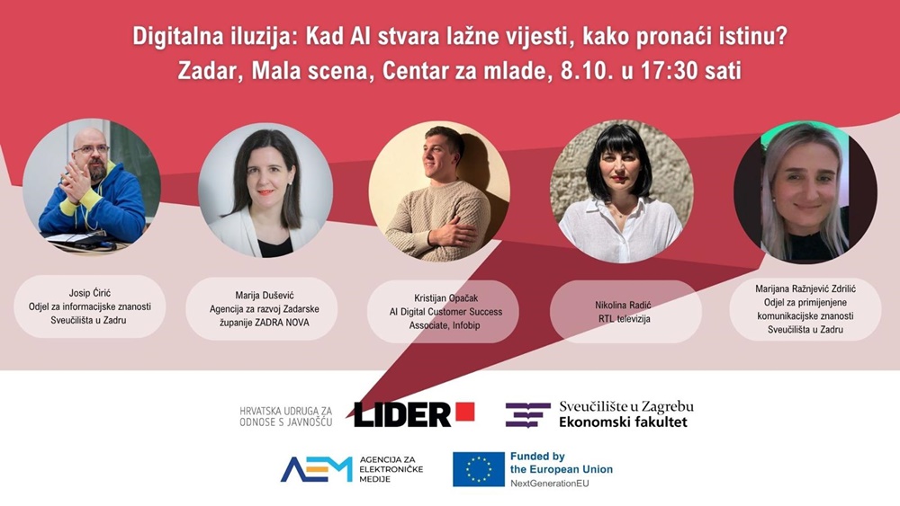 OKRUGLI STOL U CENTRU ZA MLADE “Digitalna iluzija: Kad AI stvara lažne vijesti, kako pronaći istinu?”