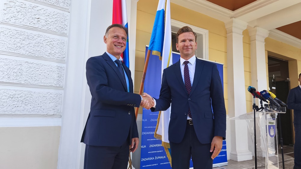 Predsjednik Sabora Gordan Jandroković u dvodnevnom posjetu Zadru; primili ga gradonačelnik i župan