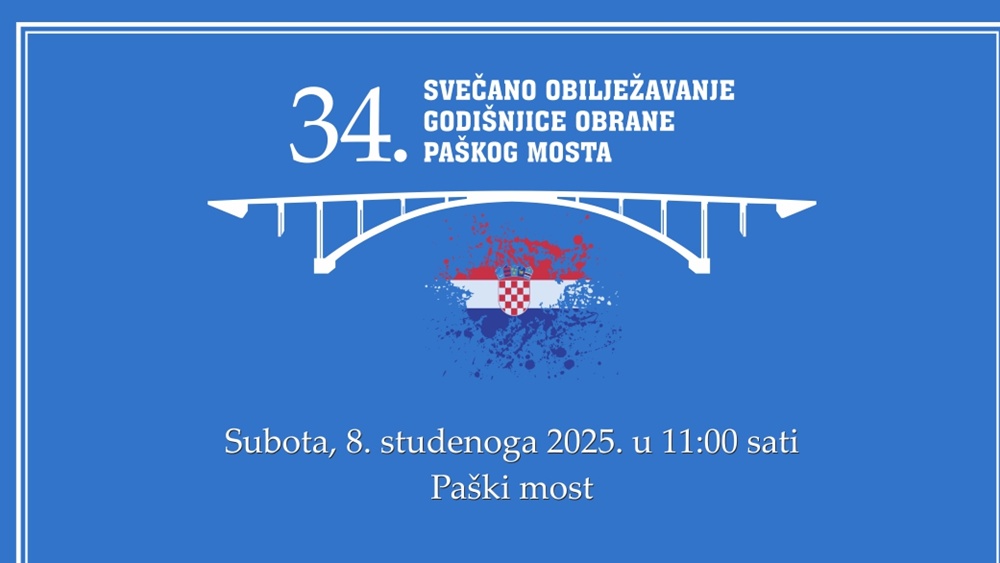 PROSLAVA Obilježavanje 34. godišnjice obrane Paškog mosta