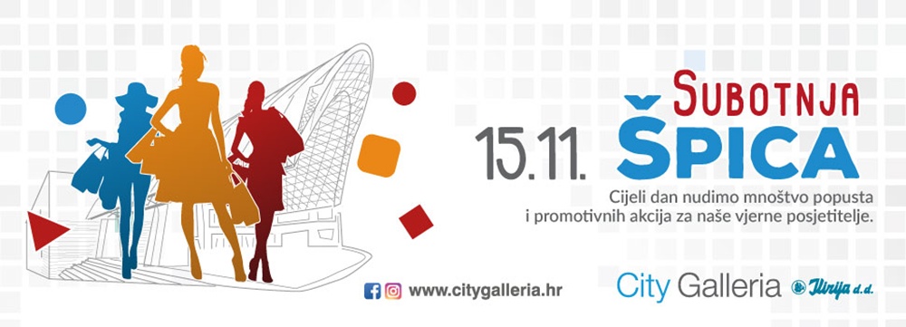 JESENSKA SUBOTNJA ŠPICA U CITY GALLERIJI