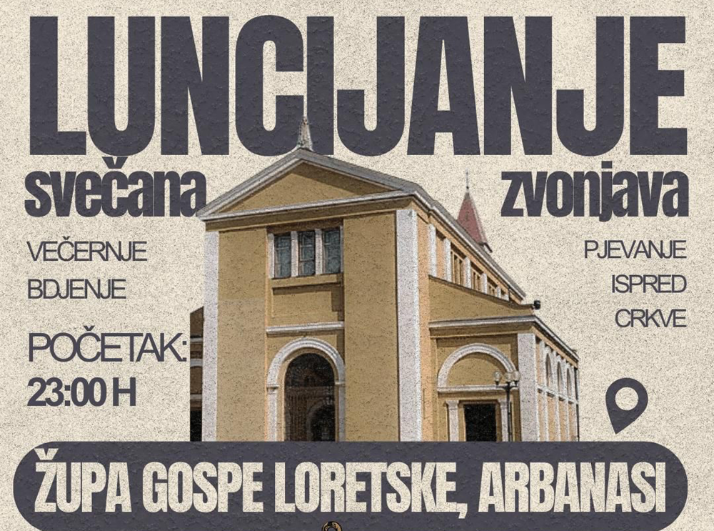POZIV NA TRADICIONALNO LUNCIJANJE Arbanasi – 17./18. prosinca