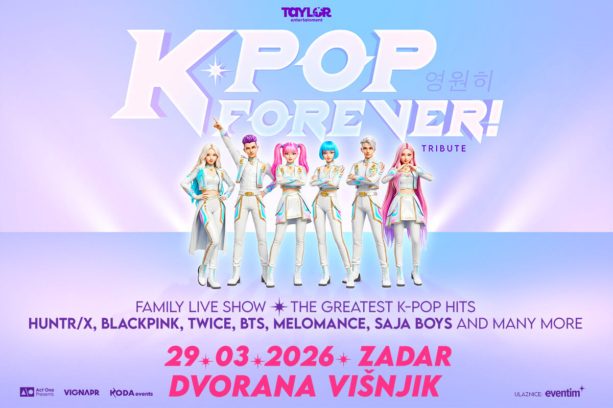 K-Pop Forever! stiže u Zadar: Spektakl globalnog K-Popa 29. ožujka 2026.