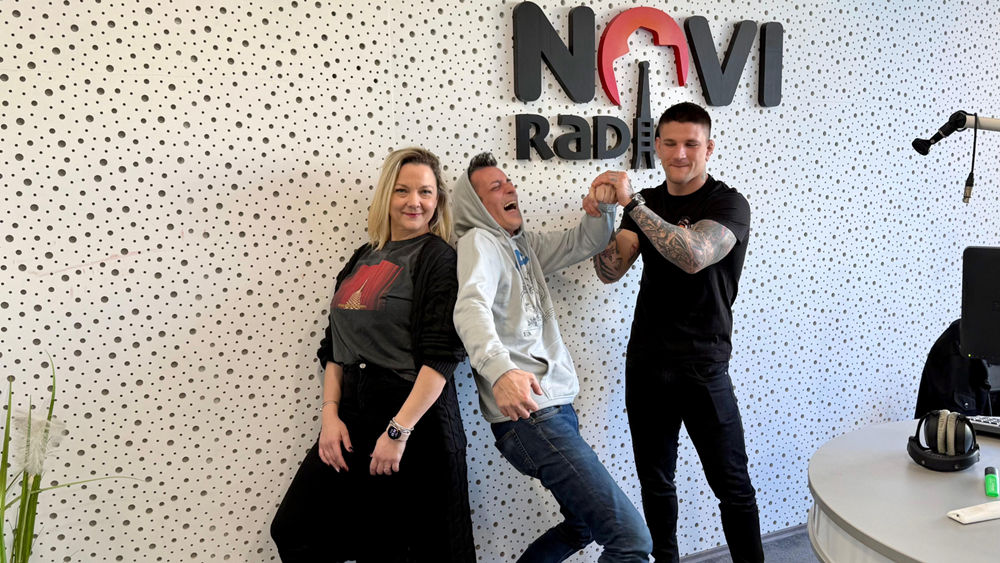 Svjetski prvak Luka Vuksan gostovao u emisiji „Jutro je utroje“ na Novom radiju