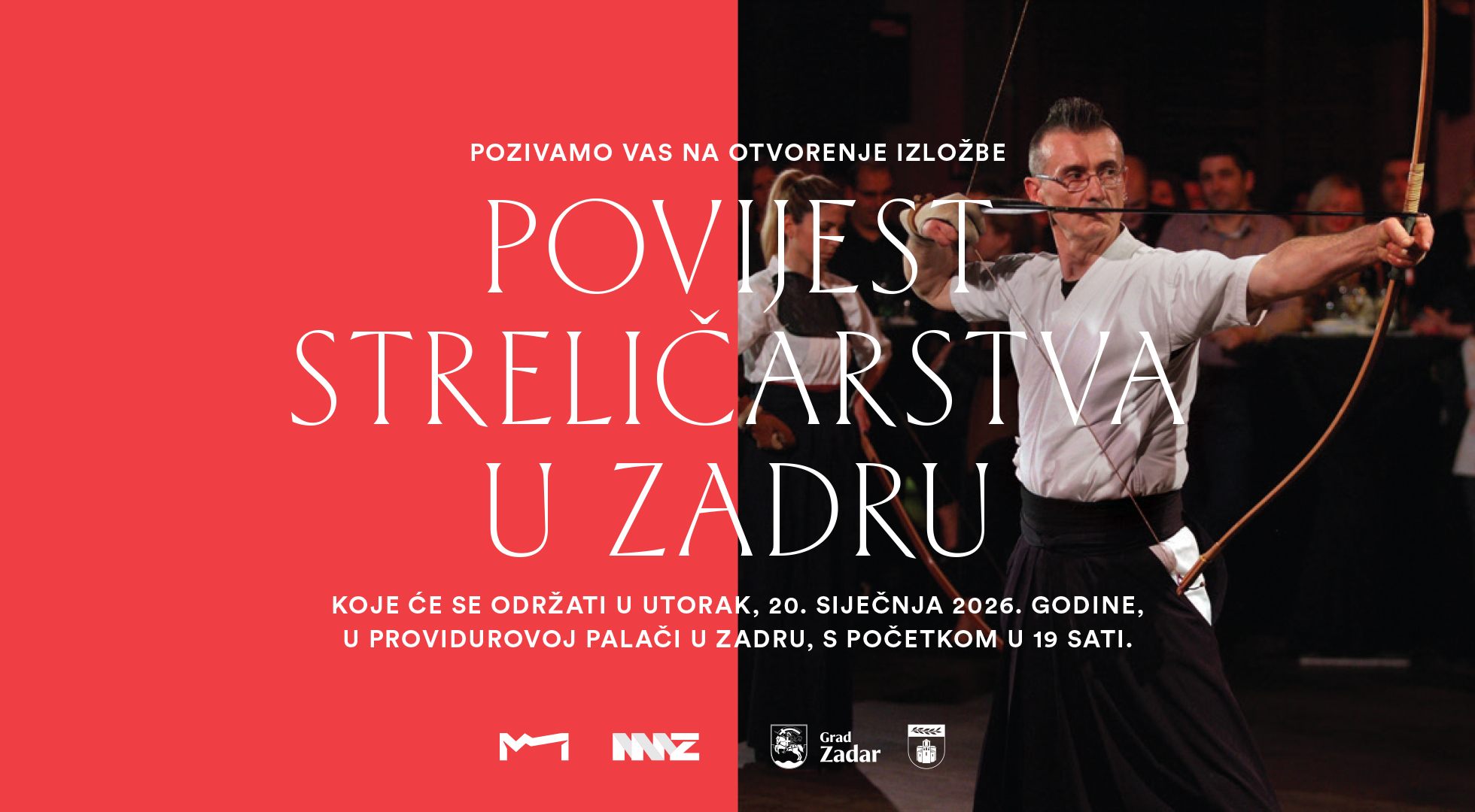 U Providurovoj palači otvorenje izložbe „Povijest streličarstva u Zadru“