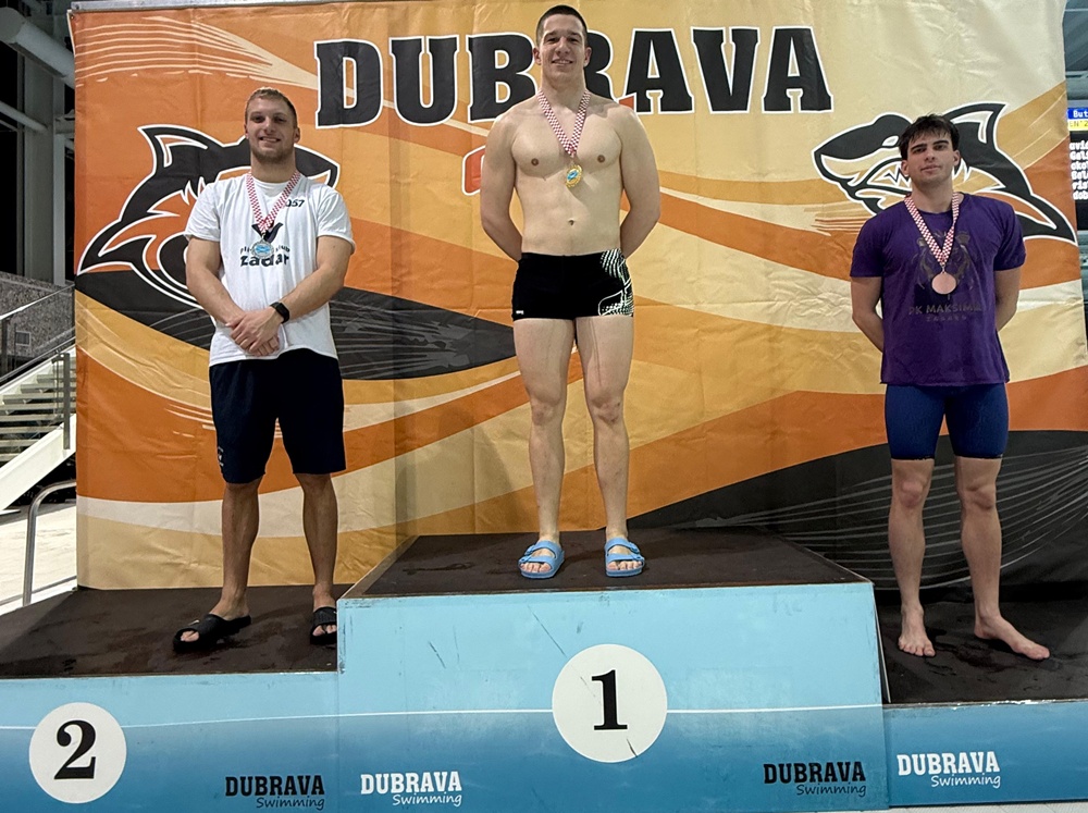 PLIVAČI PK ZADAR USPJEŠNI NA „DUBRAVA OPENU“ Franko Čvrljak, Filip Župan i Rita Herceg doplivali do odličja