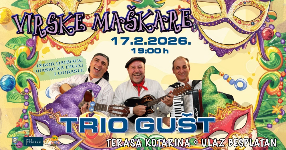 U utorak završavaju Virske maškare 2026.