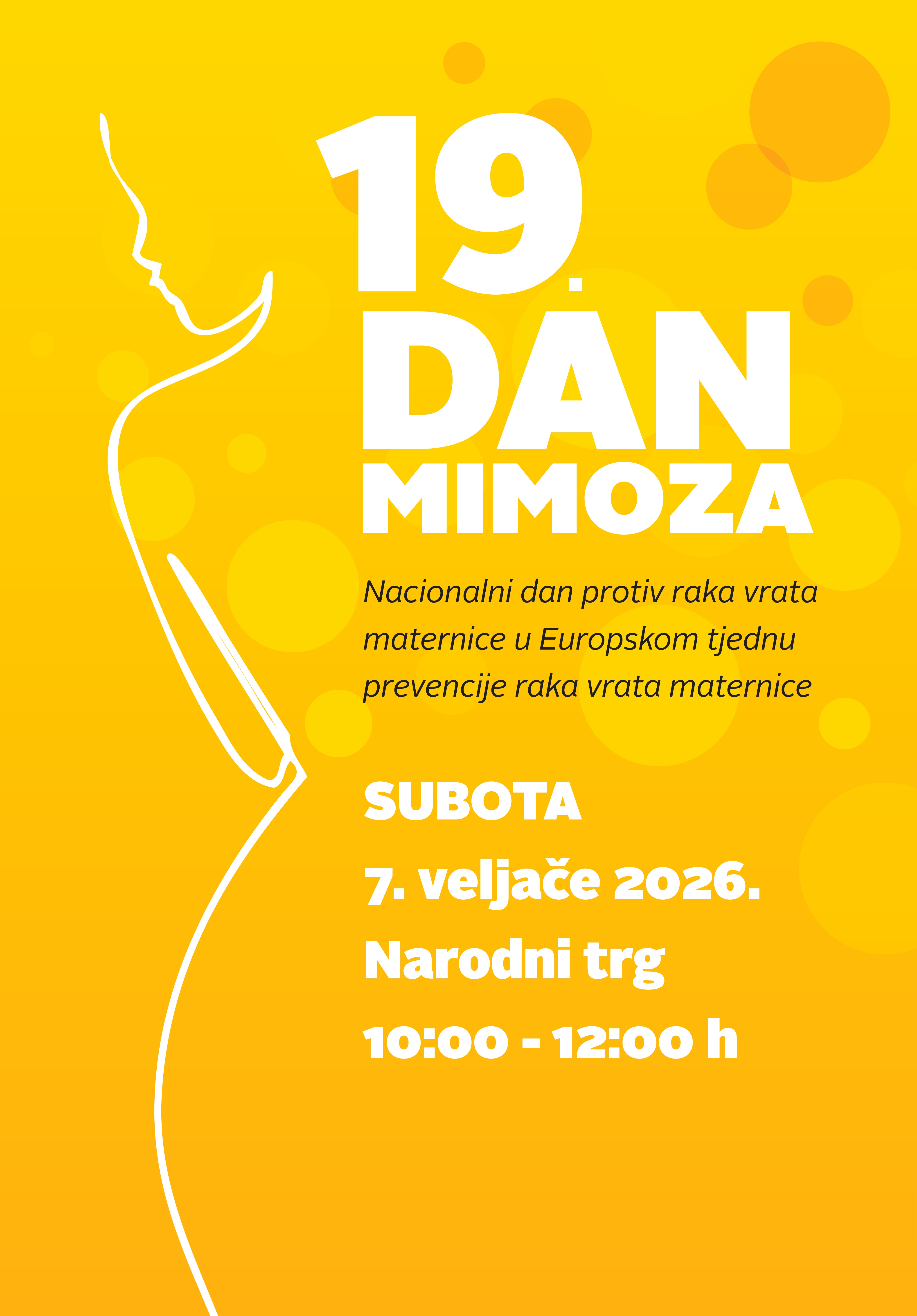 Zadar obilježava 19. Dan mimoza – simbol borbe protiv raka vrata maternice