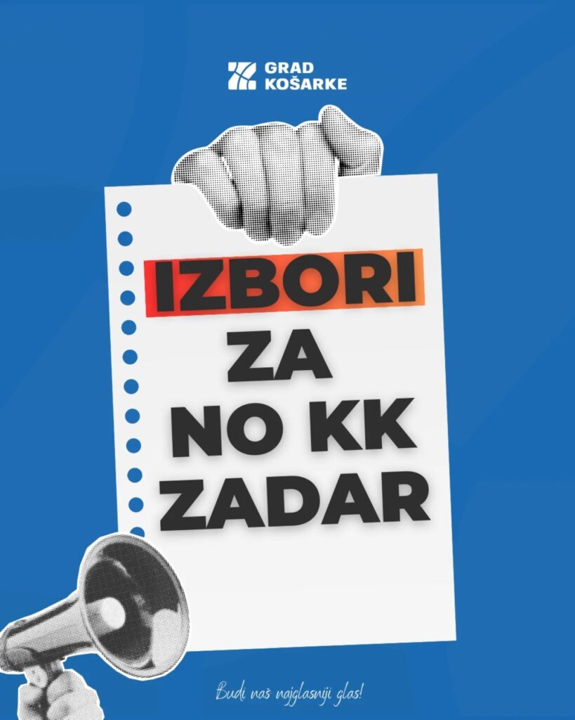 Udruga Grad košarke otvara prijave kandidata za predstavnike navijača u Nadzornom odboru KK Zadar