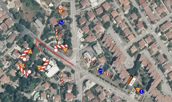 Privremena regulacija prometa u dijelu Ulice Denisa Špike, radovi do lipnja!
