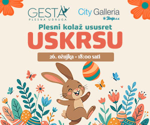 U SUSRET USKRSU U CITY GALLERIJI Plesni kolaž Geste