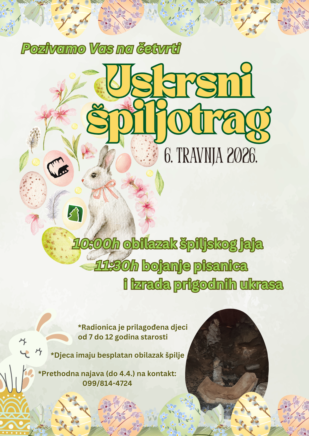 Uskrsna avantura za djecu i roditelje u Cerovačkim špiljama
