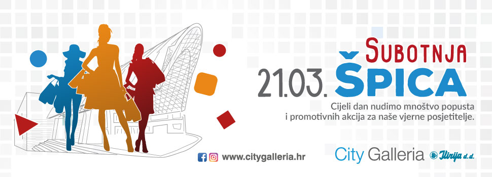 PRVA PROLJETNA SUBOTNJA ŠPICA U CITY GALLERIJI
