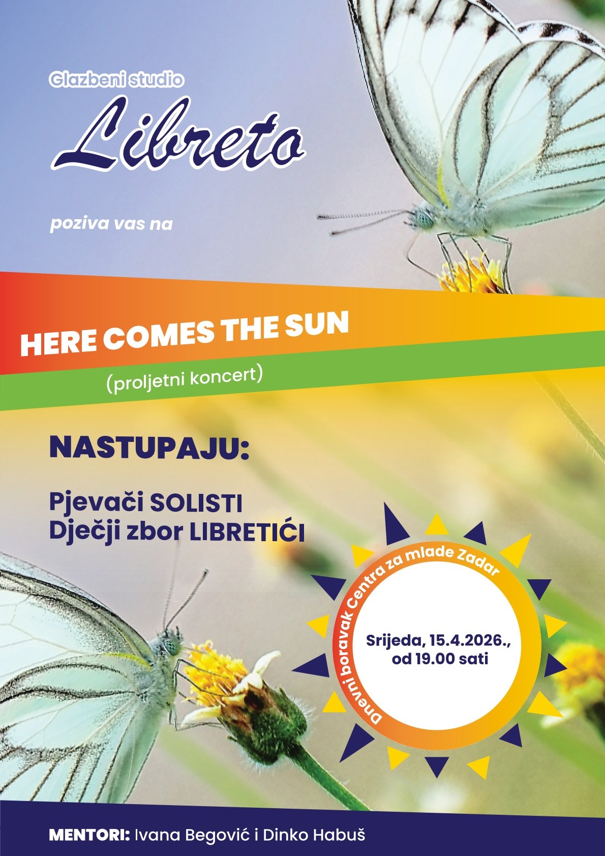 PROLJETNI KONCERT LIBRETA: "Here Comes the Sun"
