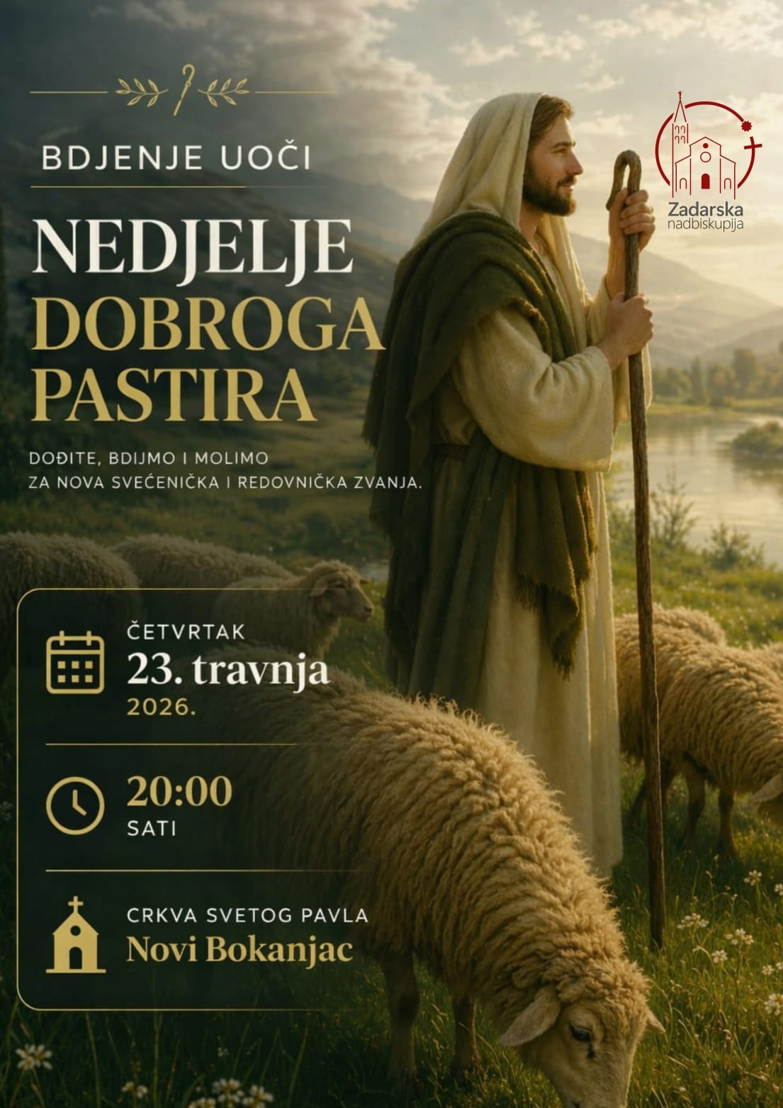 U CRKVI SV. PAVLA Bdijenje za duhovna zvanja